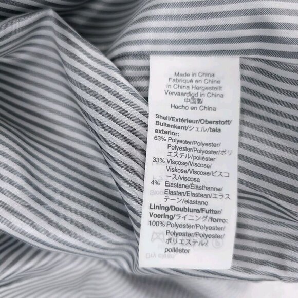 J. CREW Schoolboy Blazer Jacket Solid Black Stretch Career Casual K2899 Size XL - Picture 7 of 9